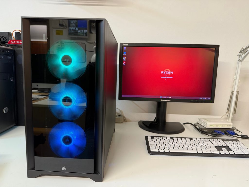 AMD RYZEN THEADRIPPER 3960X     64 GB DDR4 5200     con una RTX 4060 da 16 GB 48CORE